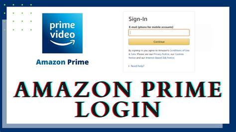 www amazon com prime login